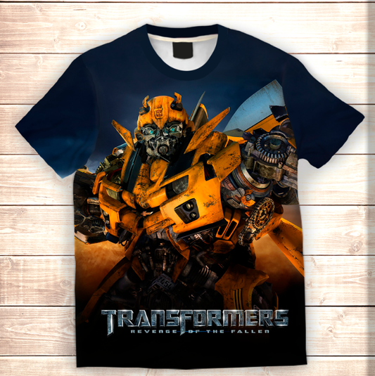 Футболка 3D All Over Print Transformers Bumblebee