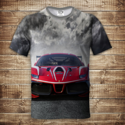 Camiseta 3D All Over Print Ferrari