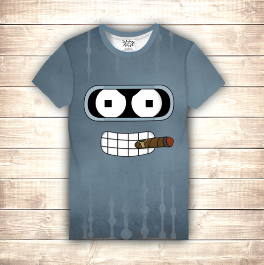 Camiseta 3D All Over Print Futurama