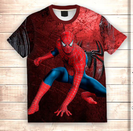 Camiseta 3D All Over Print Spiderman