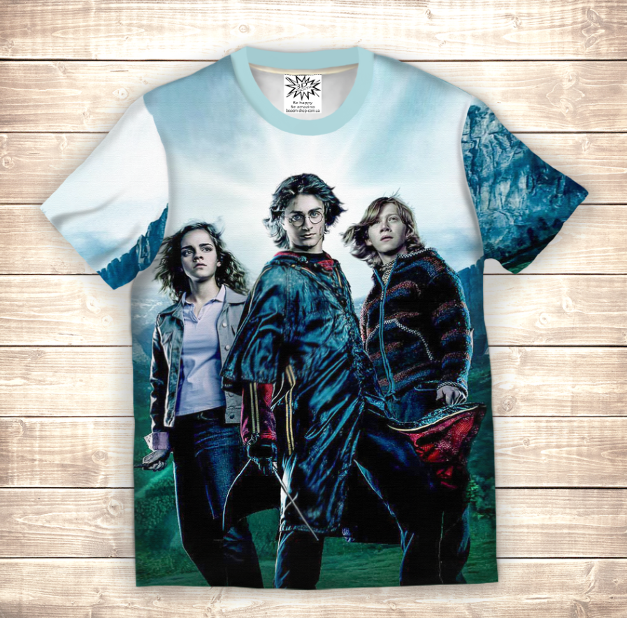 T-shirt 3D All Over Print Harry Potter Children's and Adult Sizes