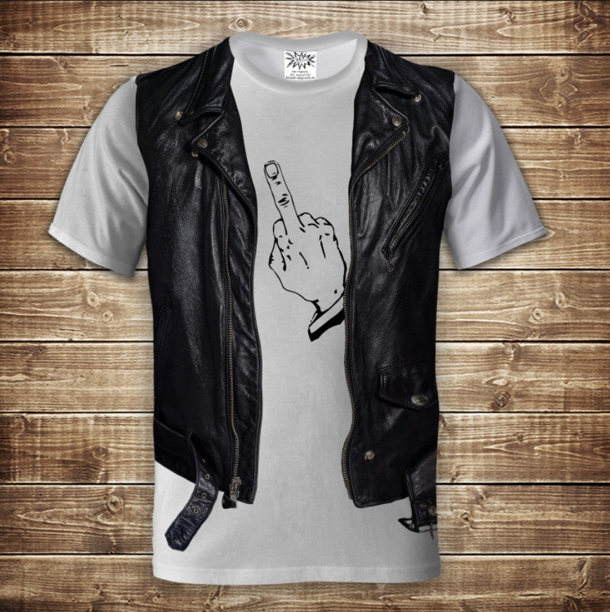 T-shirt 3D All Over Print 2-in-1 shirt + vest FUCK Adult and children's sizes