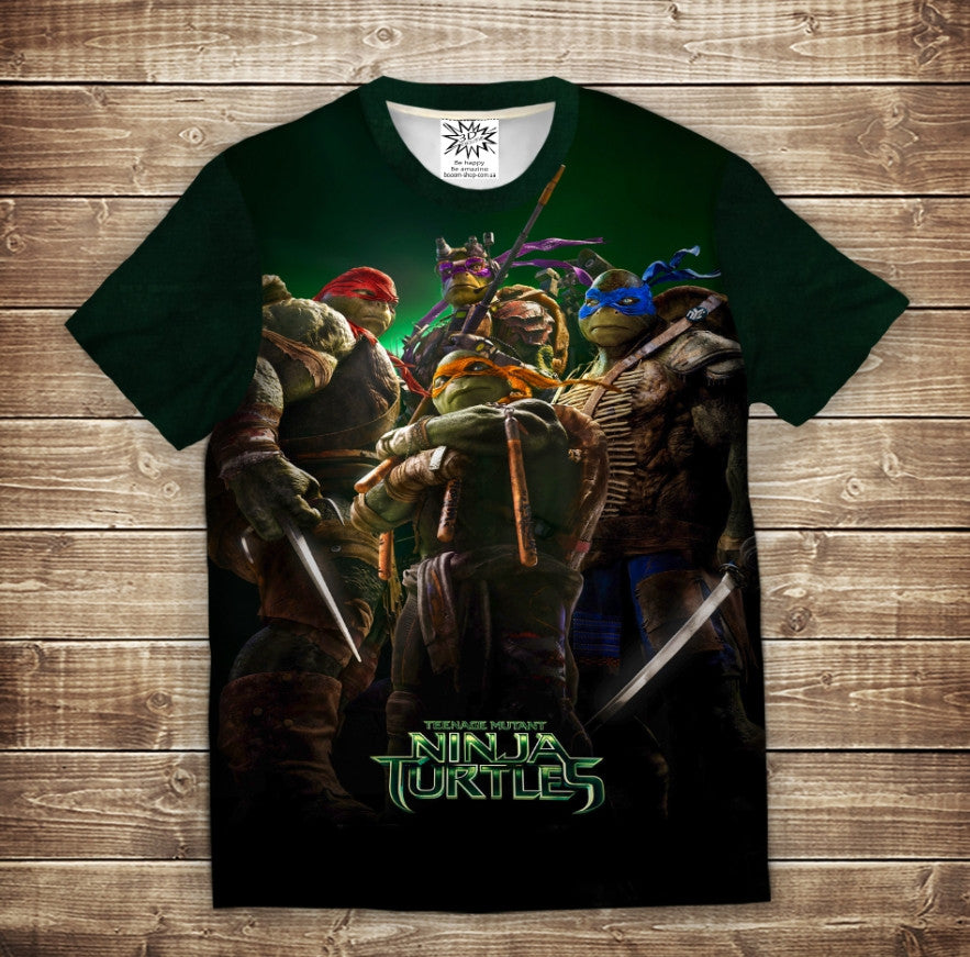 T-shirt 3D All Over Print Teenage Mutant Ninja Turtles