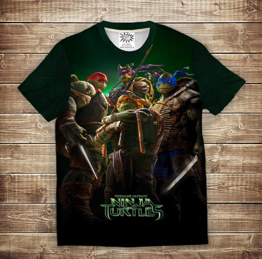 T-shirt 3D All Over Print Teenage Mutant Ninja Turtles