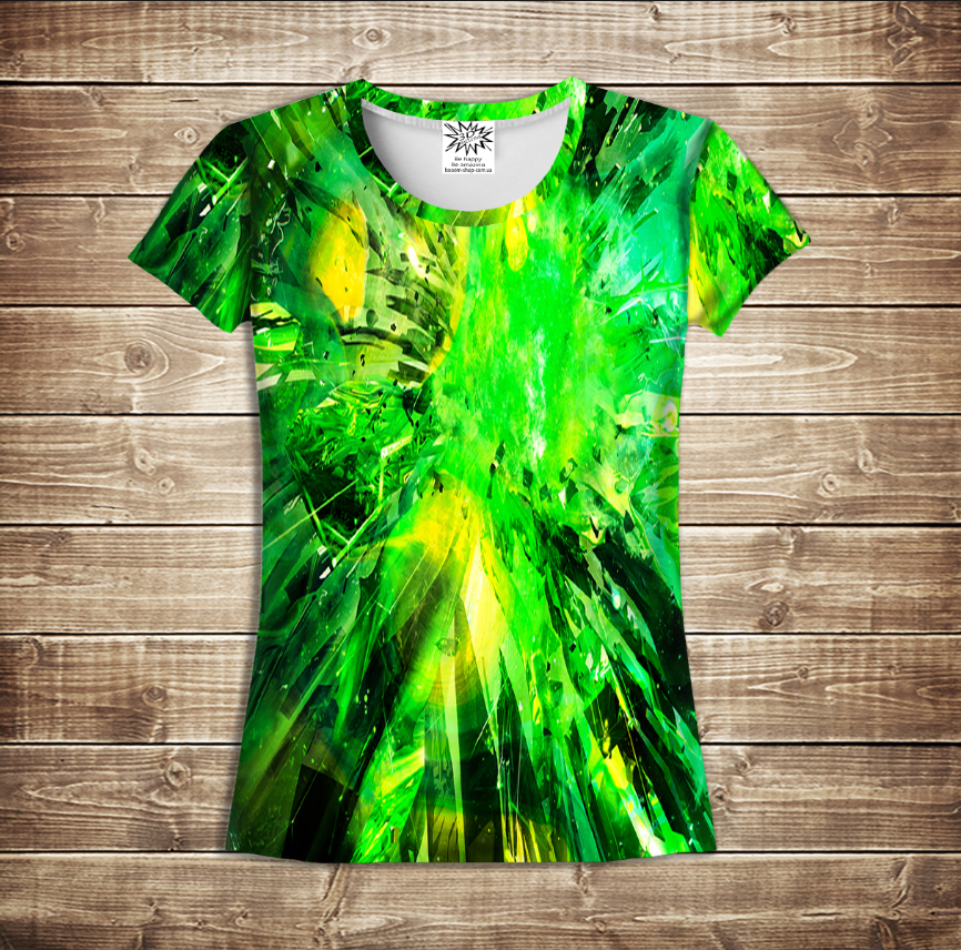 Camiseta 3D All Over Print - Lazer verde