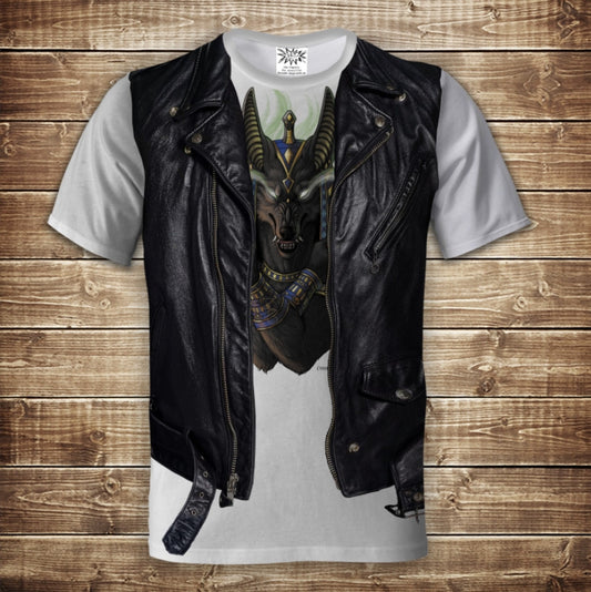 Camiseta 3D All Over Print Camiseta 2 en 1 + chaleco Anubis Tallas adulto y niño