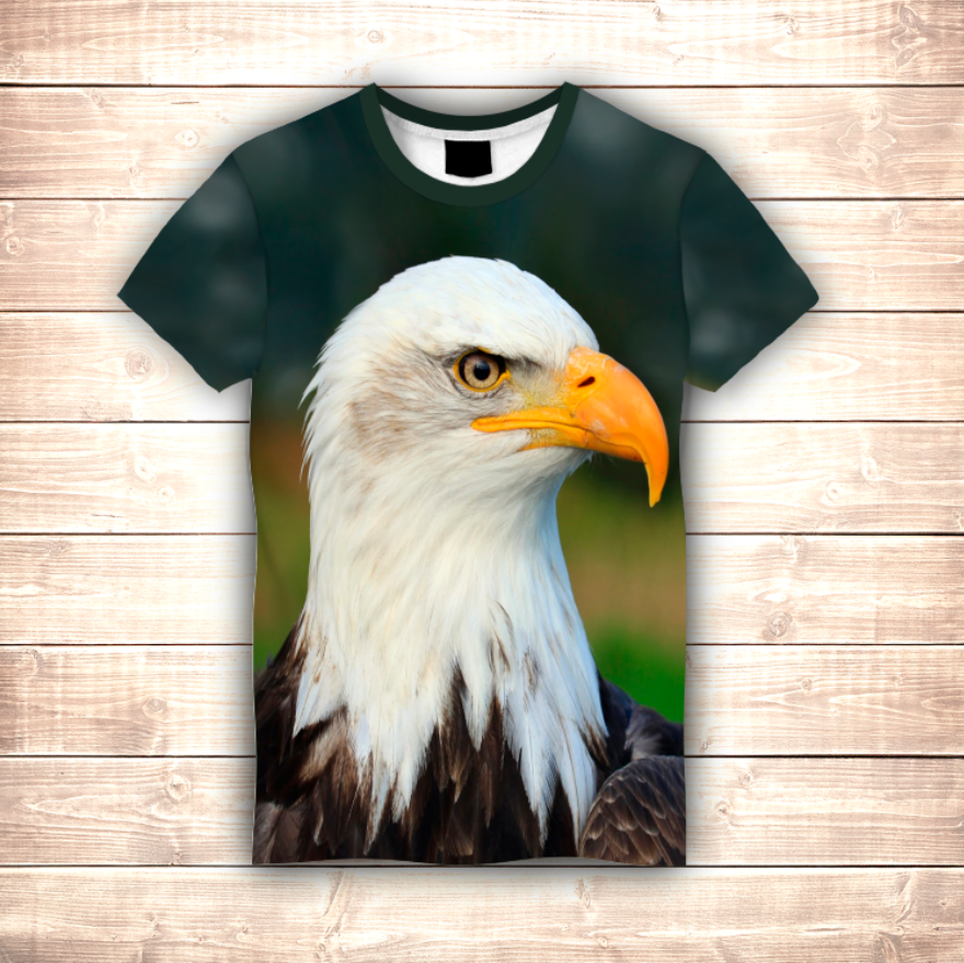 T-shirt 3D All Over Print Big Face Eagle