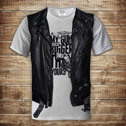 Camiseta 3D All Over Print Camiseta 2 en 1 + Chaleco Old School Tallas Adulto y Niño