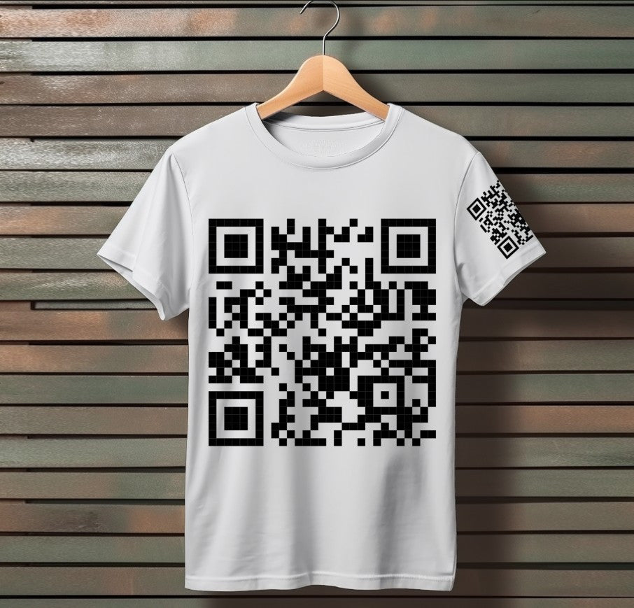 Футболка 3D All Over Print Футболка з принтом QR-коду