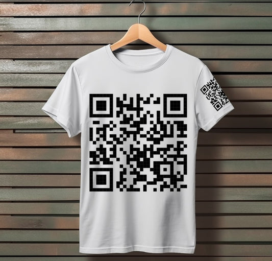 Camiseta con estampado 3D All Over Print y código QR