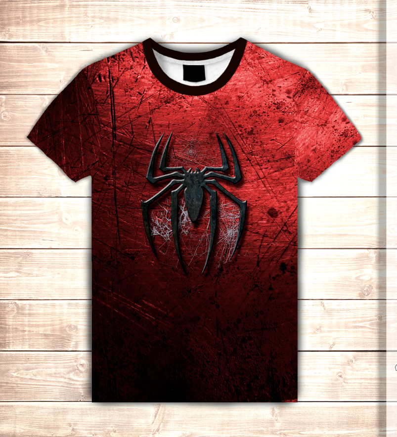 Camiseta 3D All Over Print Peter Parker Spiderman