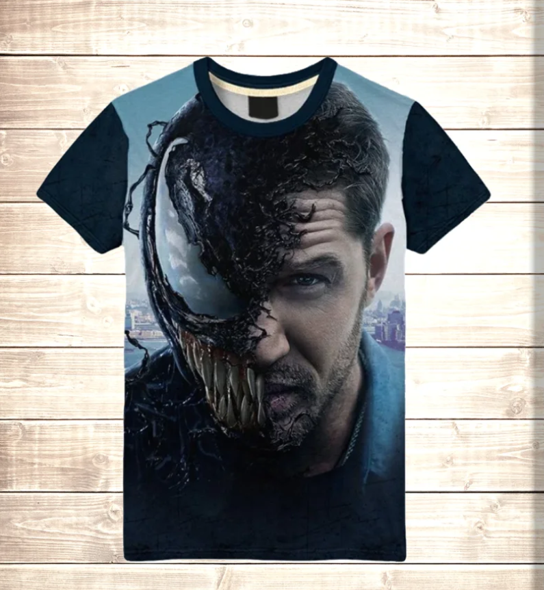 Camiseta 3D All Over Print VENOM Tom Hardy