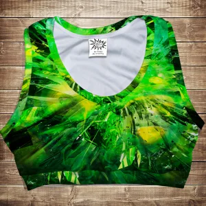 Топ спортивний 3D Green lazer