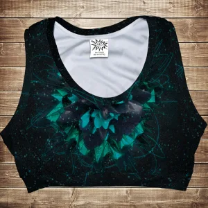 Топ спортивний 3D Flower plazma