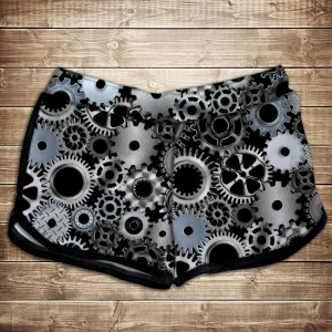 Шорти 3D принт жіночі- Механіка