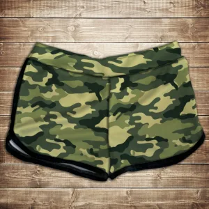 Шорти 3D принт жіночі-camuflage classic