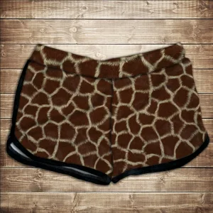Шорти 3D принт жіночі-Жирафа