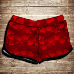 Шорти 3D принт жіночі- love love