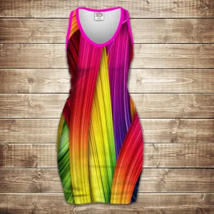 Плаття-майка 3D-Rainbow color