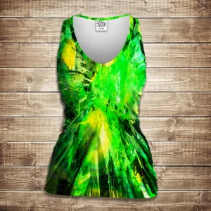 Майка 3D-Green lazer