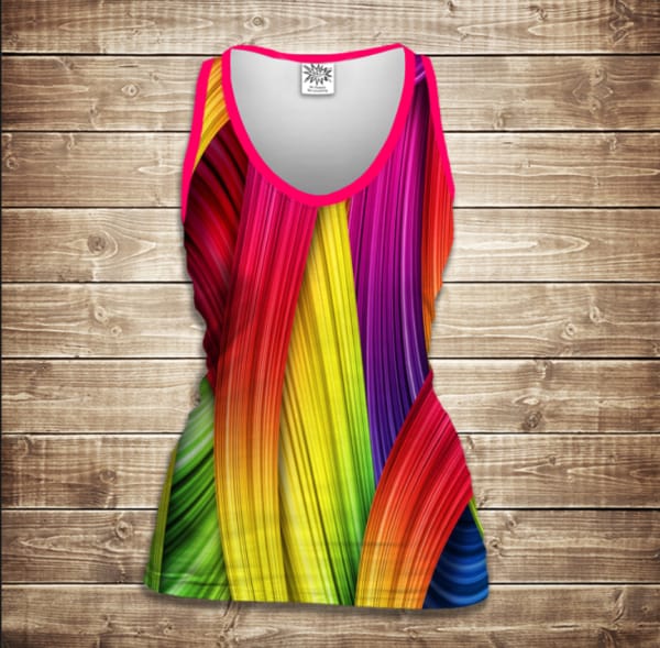 Майка 3D-Rainbow color