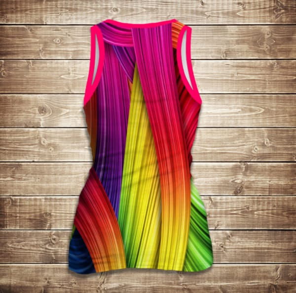 Майка 3D-Rainbow color