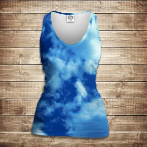 Майка 3D- Blue sky