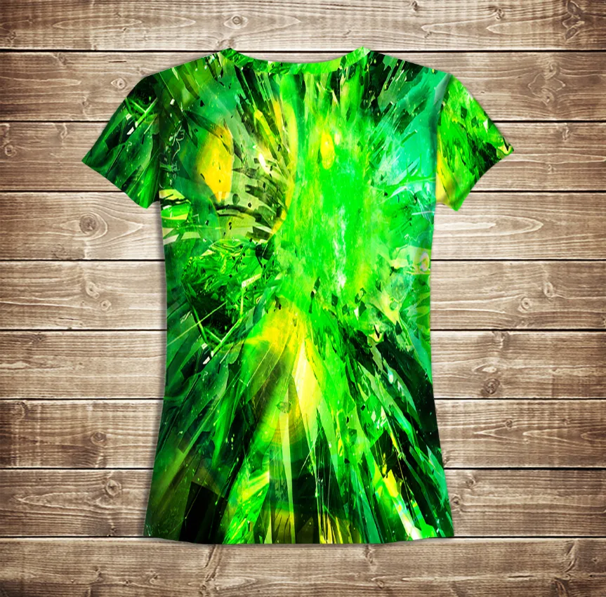 Футболка 3D-Green lazer