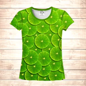 Футболка 3D-Green lime