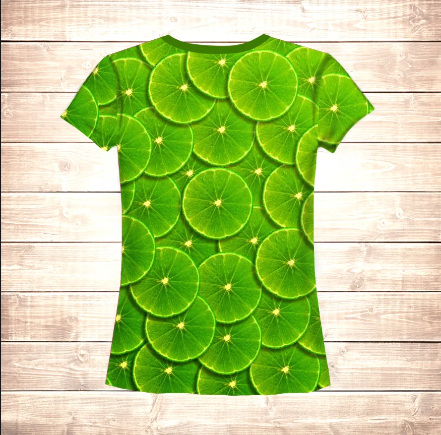 Футболка 3D-Green lime