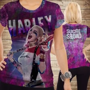 Футболка 3D принт HARLEY QUINN Дорослі і Дитячі розміри