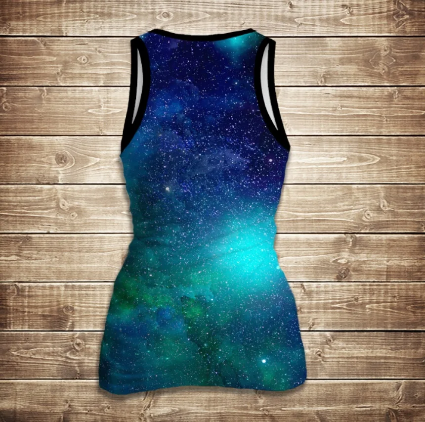 Майка 3D-Wolf Cosmic Neon Дорослі і Дитячі розміри