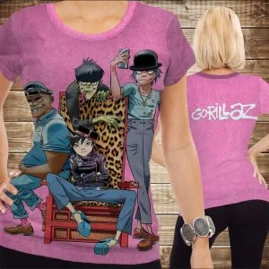Футболка 3D GORILLAZ