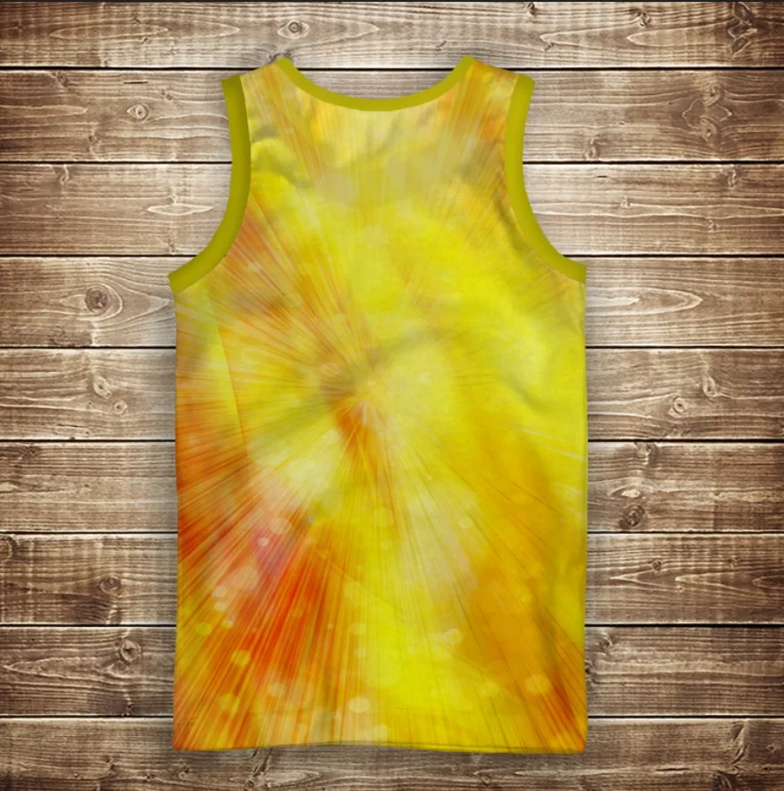 Майка з 3D принтом: Веселі мавпочки Жовтий 2. Дорослі і Дитячі розміри