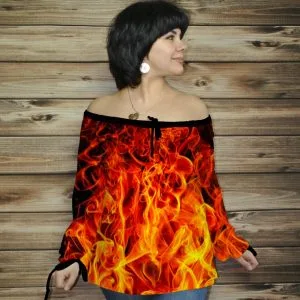 Блуза-туніка Carmen Розкіш Вогню