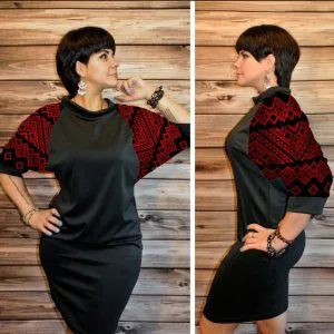 Розумне плаття 3D принт з ефектом Вишиванка