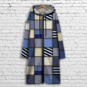 Кардиган - худі на блискавці з 3Д принтом Петчворк джинси