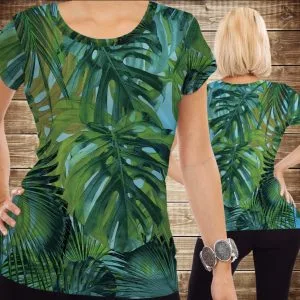 Футболка з 3D принтом Монстера Всі розміри