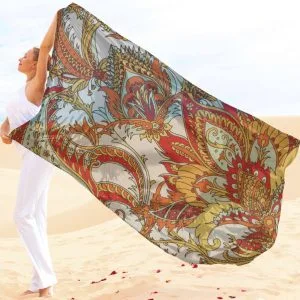 Парео-хустка-палантин 10в1 з принтом Етнічний орнамент